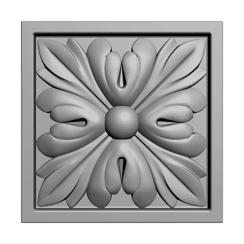 картинка Розетка резная D16-041 3D-STL.COM