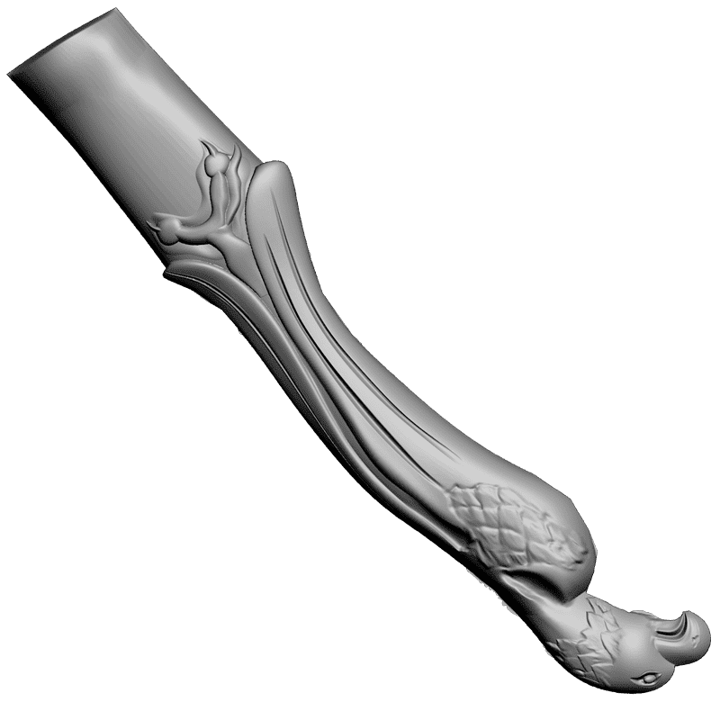 картинка Топорище с орлом P4-153  3D-STL.COM