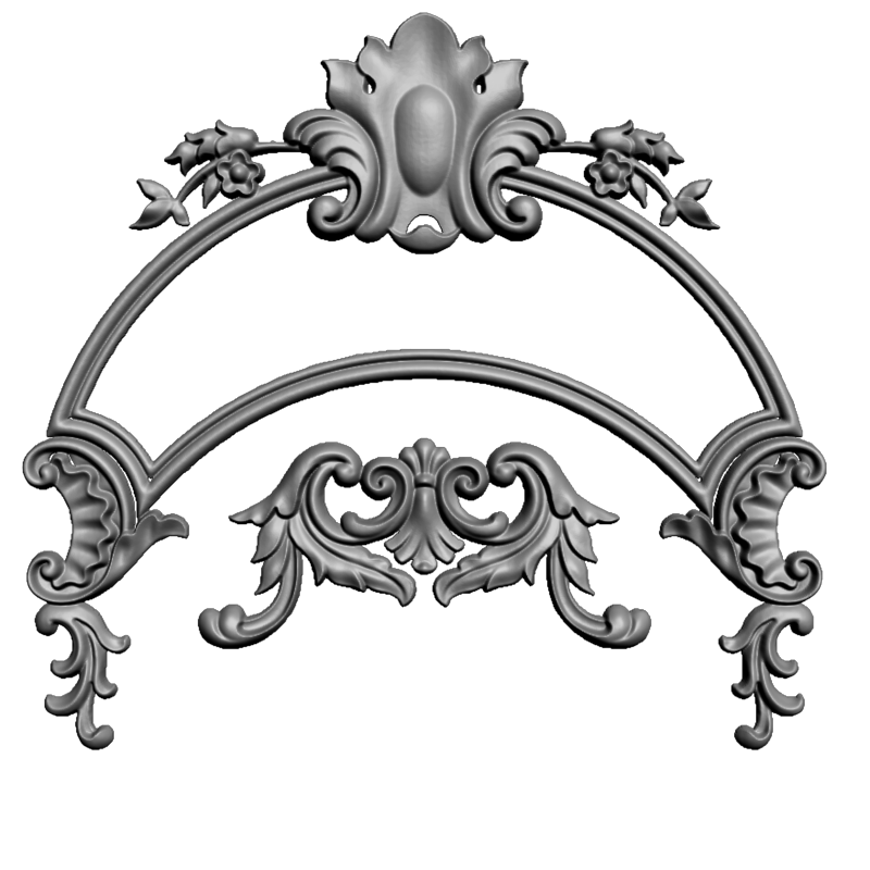 картинка Накладка декоративная D10-354 3D-STL.COM