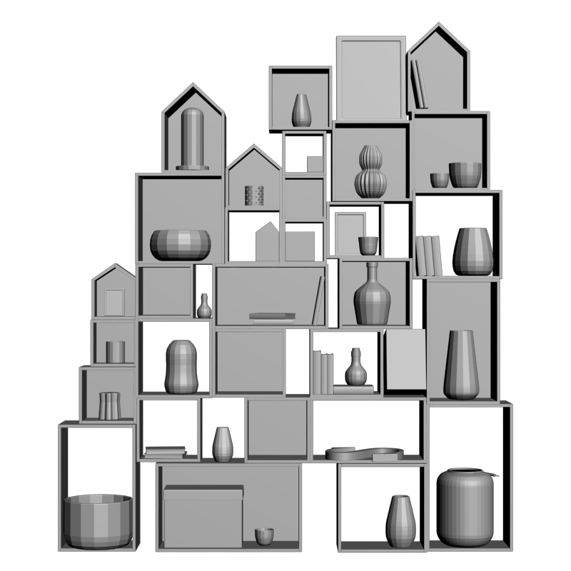 картинка Полки M13-040 3D-STL.COM