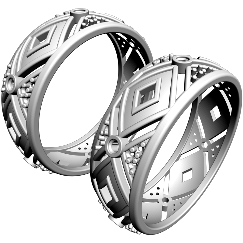 картинка Кольцо RY2-154 3D-STL.COM