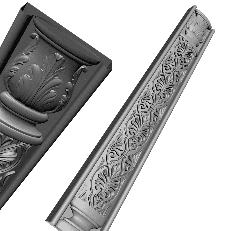 картинка Накладка резная D10-197 3D-STL.COM