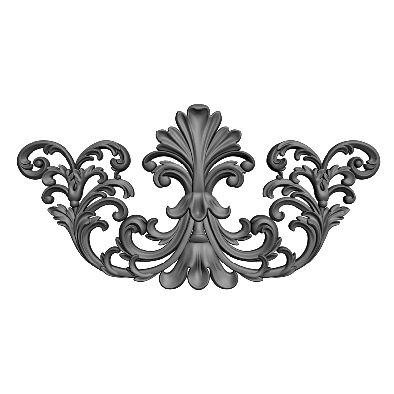 картинка Накладка декоративная рамная D10-397 3D-STL.COM