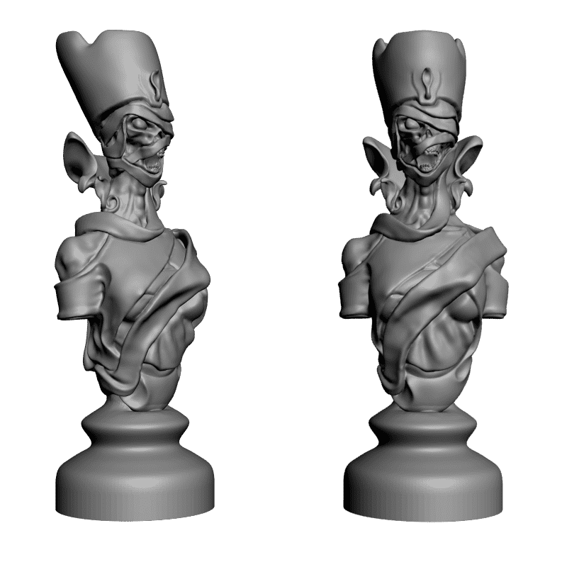 Шахматы Manopoulos 3d model