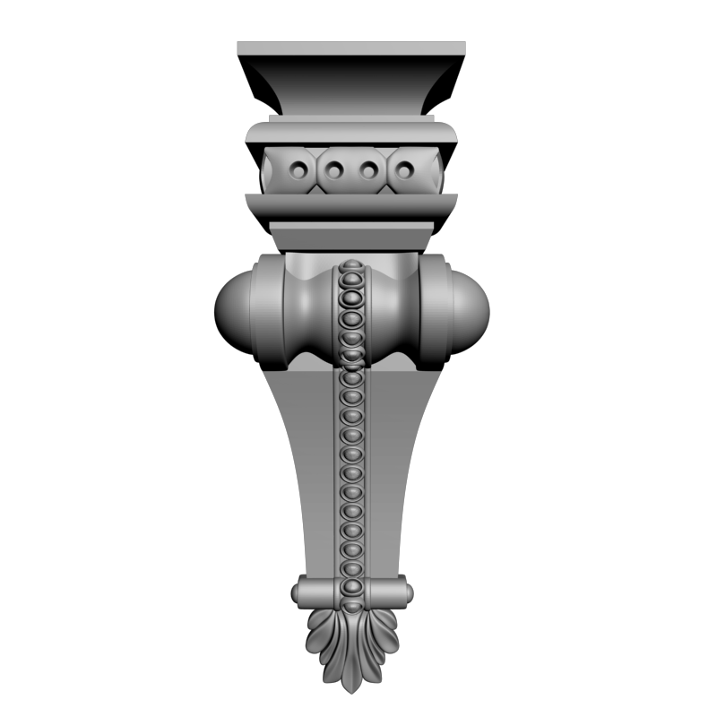 картинка Кронштейн резной D9-223 3D-STL.COM