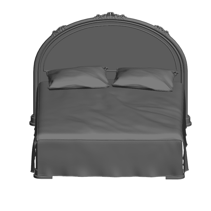 картинка Кровать Fiore M4-127 3D-STL.COM