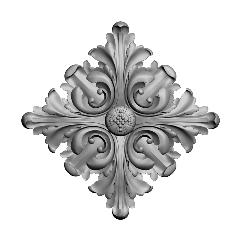 картинка Розетка резная D16-354 3D-STL.COM
