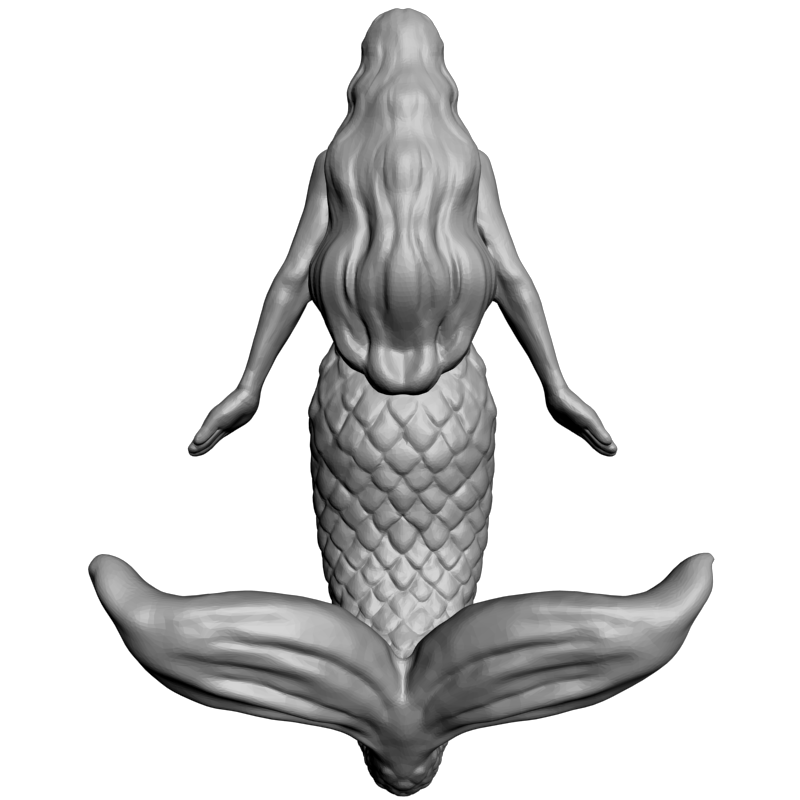 картинка Русалка L3-308 3D-STL.COM