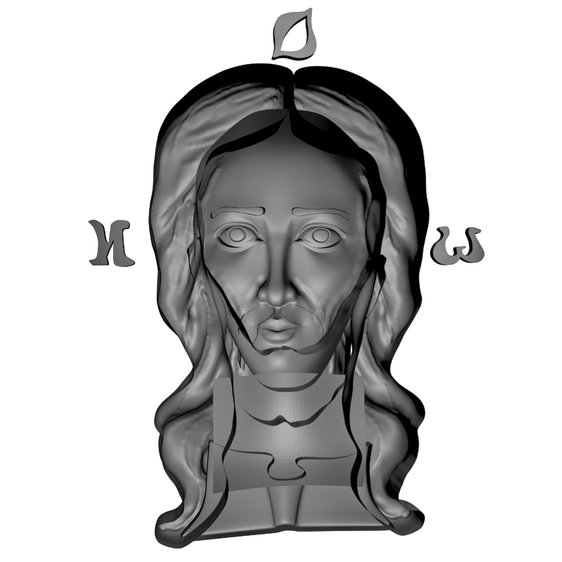 картинка Иисус V6-086 3D-STL.COM