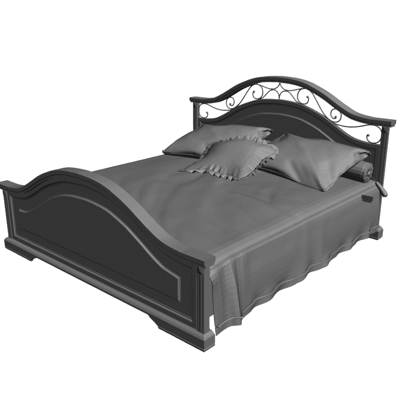 картинка Кровать Джаконда M4-125 3D-STL.COM