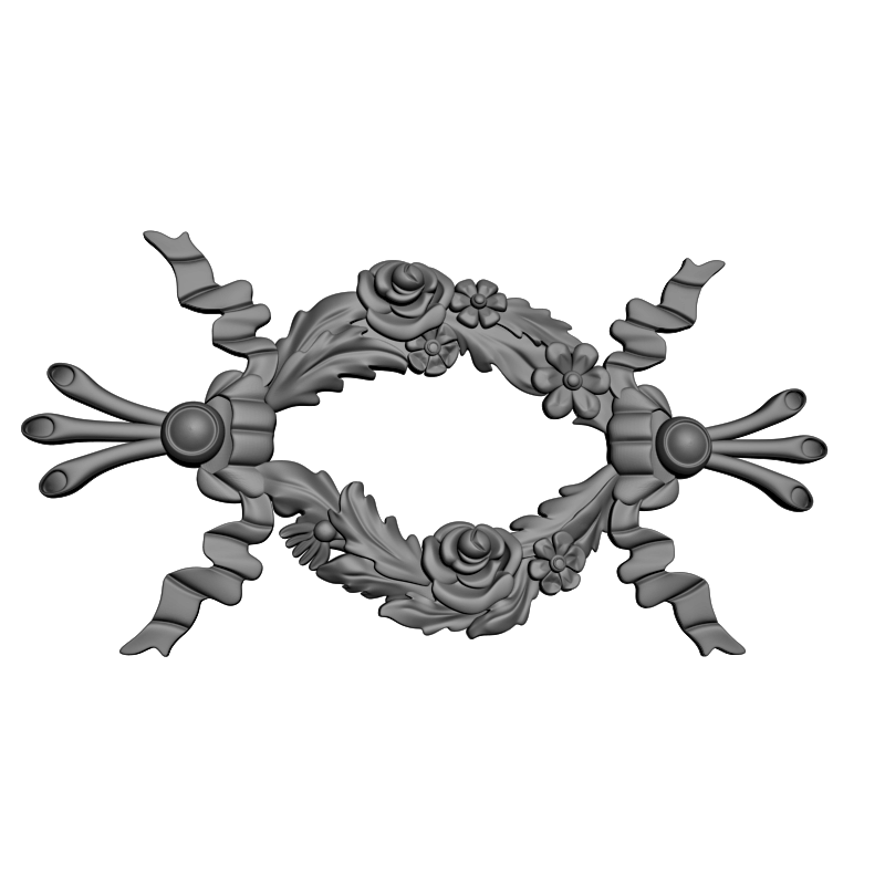 картинка Рама резная ромбовидная D14-453 3D-STL.COM