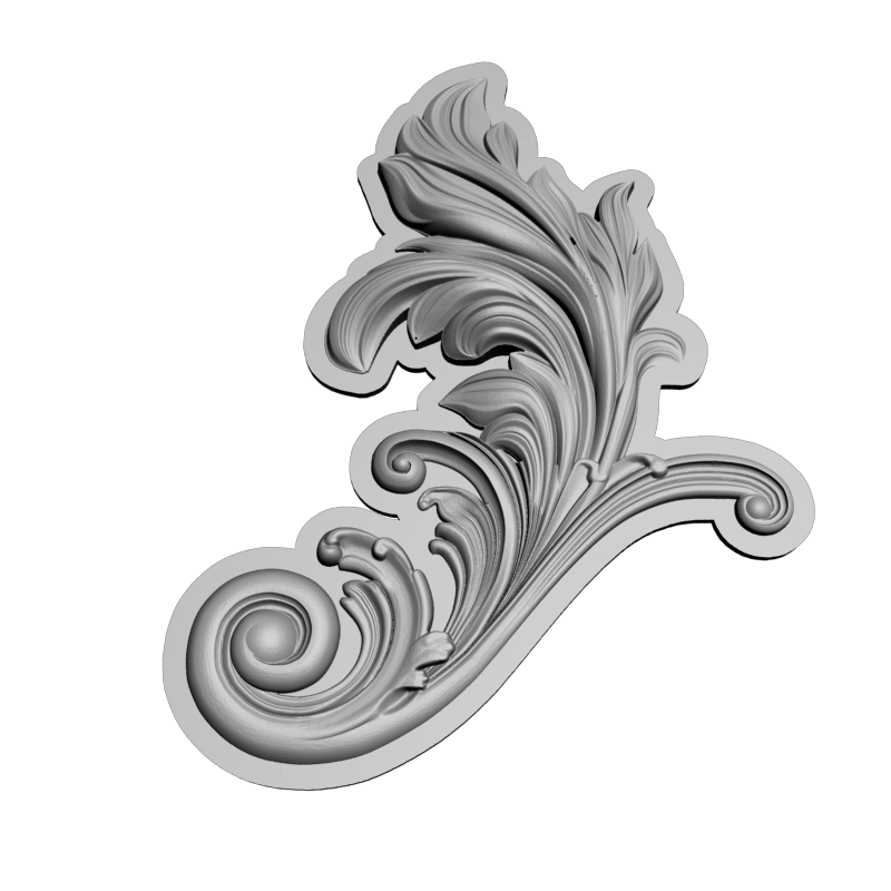 картинка Элемент декора D10-475 3D-STL.COM