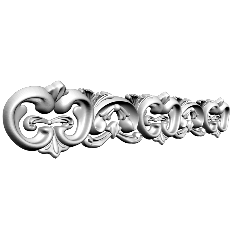 картинка Накладка резная D10-284 3D-STL.COM