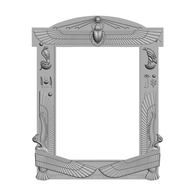 картинка Рама резная D14-524 3D-STL.COM