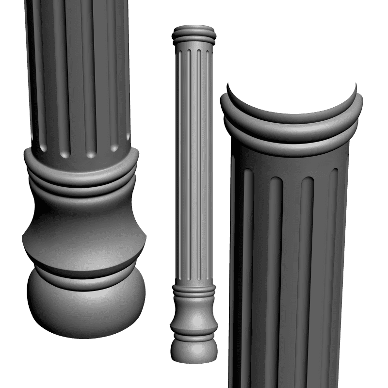 картинка Колонна D8-015 3D-STL.COM