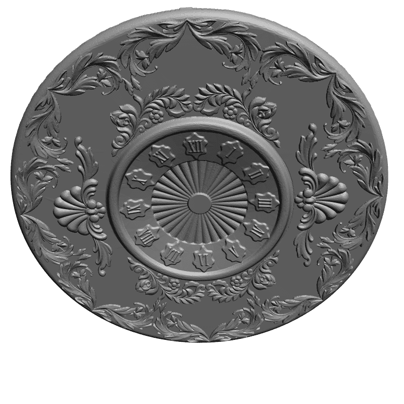 картинка Часы резные P3-035 3D-STL.COM
