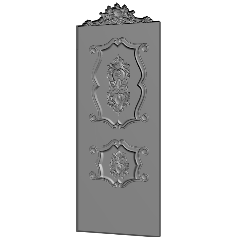 картинка Двери резные H3-072 3D-STL.COM