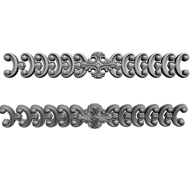 картинка Накладка резная D10-186 3D-STL.COM