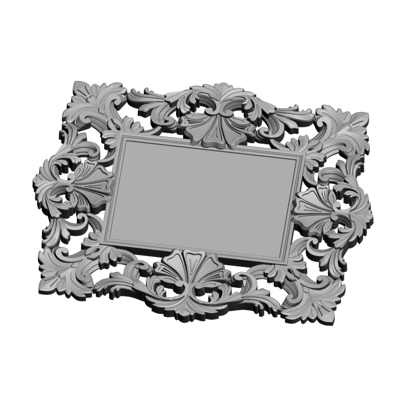 картинка Рама резная D14-529 3D-STL.COM