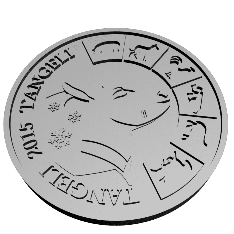 картинка NY coin 2015 P6-006 3D-STL.COM