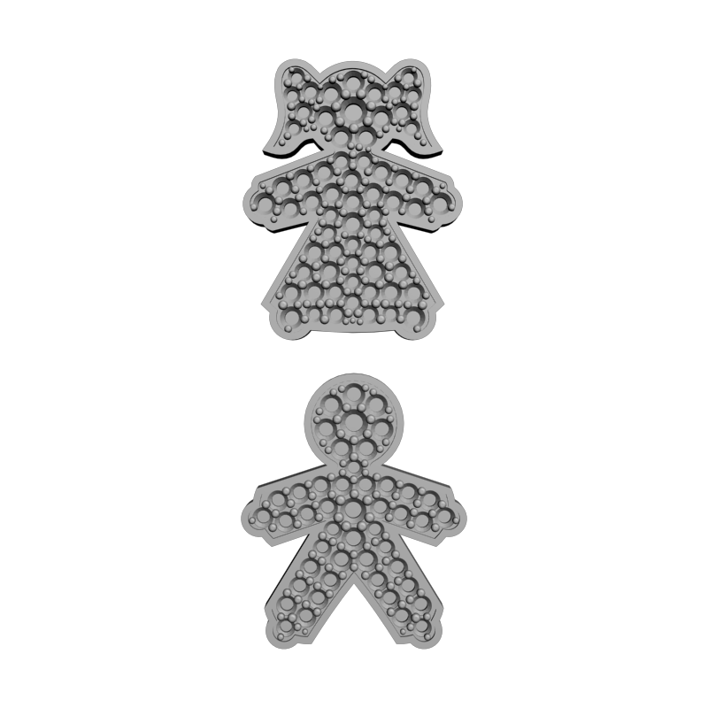 картинка Мальчик-девочка RY6-055 3D-STL.COM