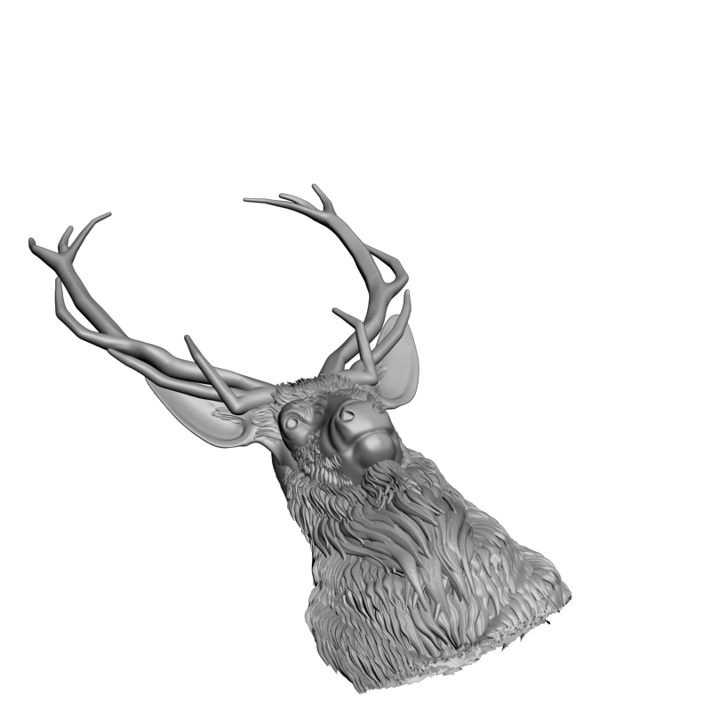 картинка Голова оленя F1-216 3D-STL.COM