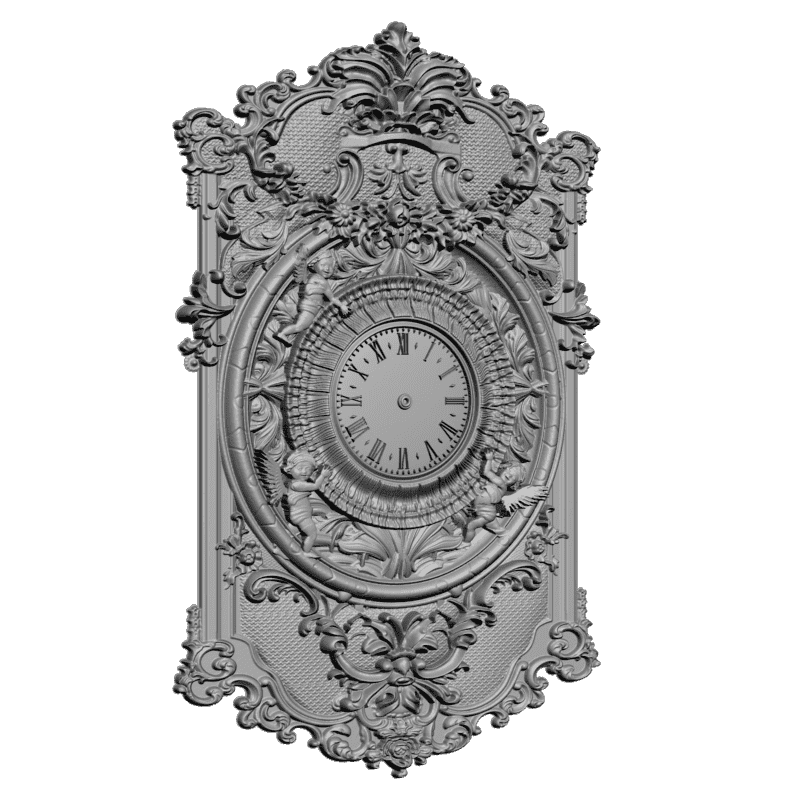 картинка Часы настенные P3-135 3D-STL.COM