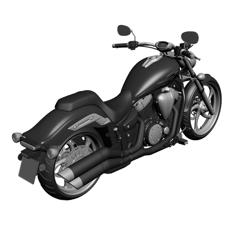 картинка Yamaha Stryker 2012 RT3-027 3D-STL.COM