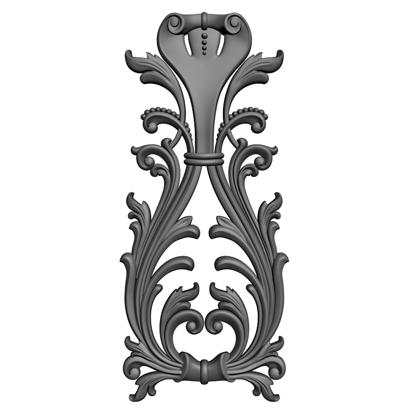 картинка Накладка декоративная рамная D10-386 3D-STL.COM