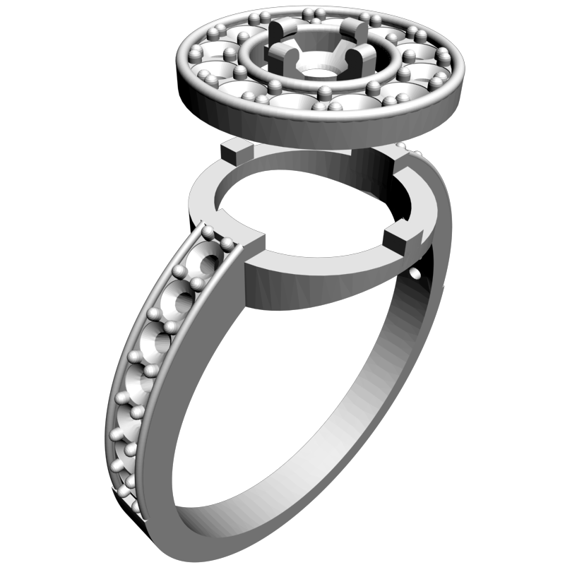 картинка Кольцо RY2-132 3D-STL.COM