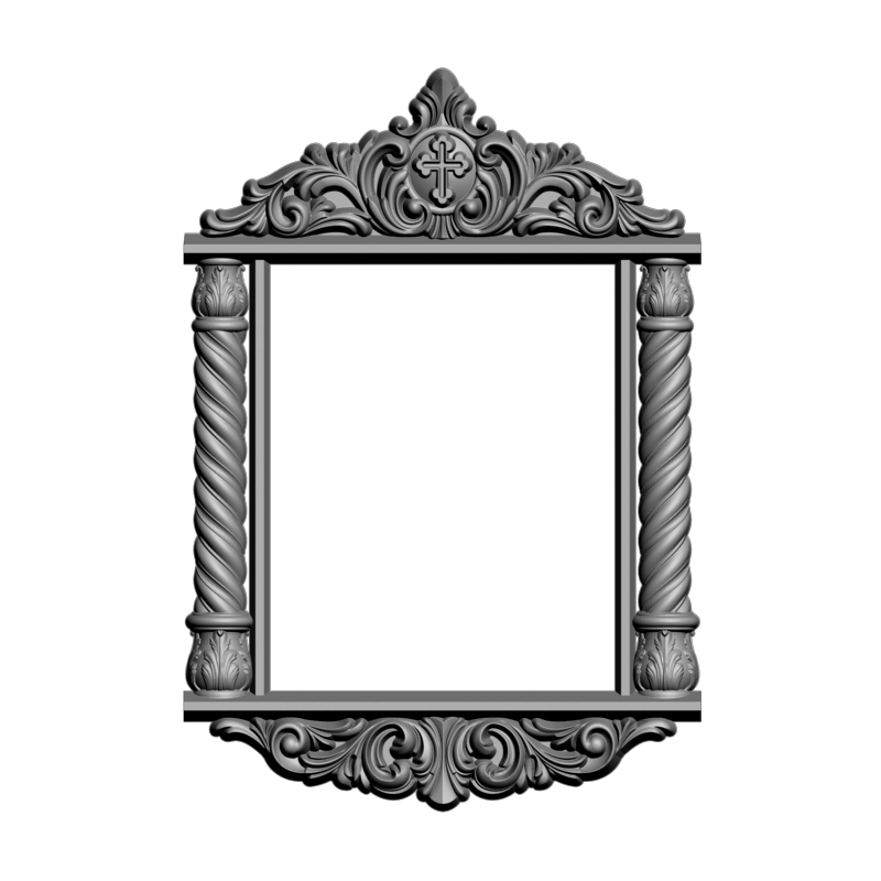 картинка Рама резная D14-558 3D-STL.COM