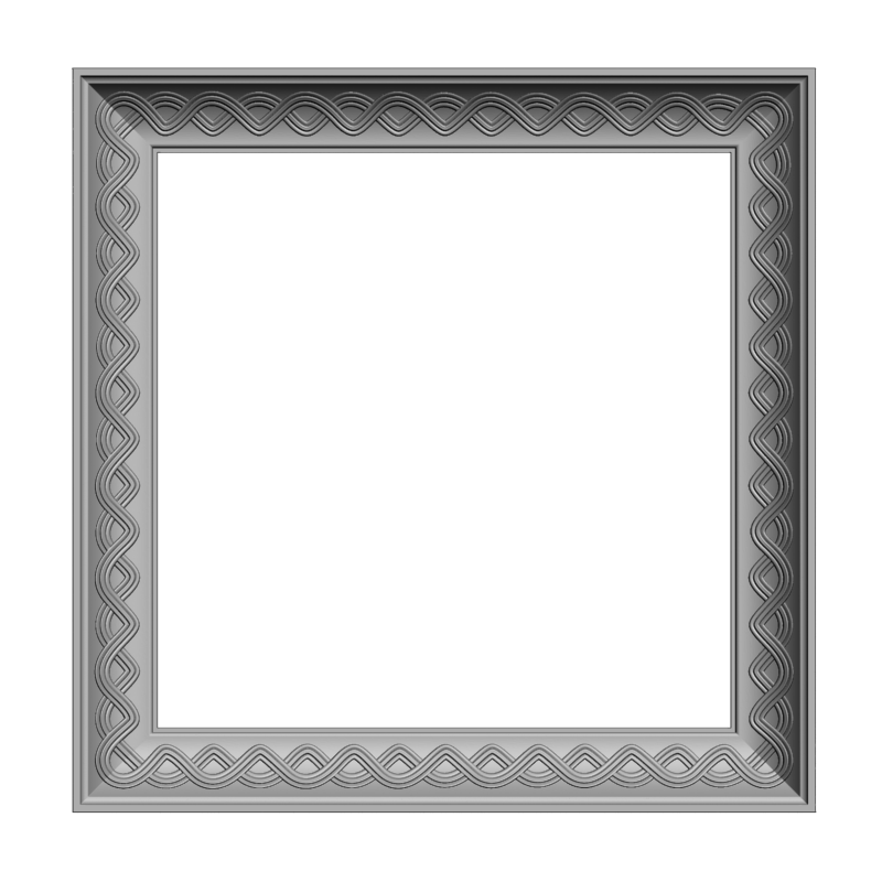 картинка Рамка резная D14-581 3D-STL.COM