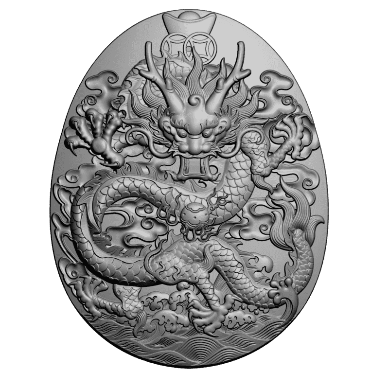 картинка Дракон RY5-058 3D-STL.COM