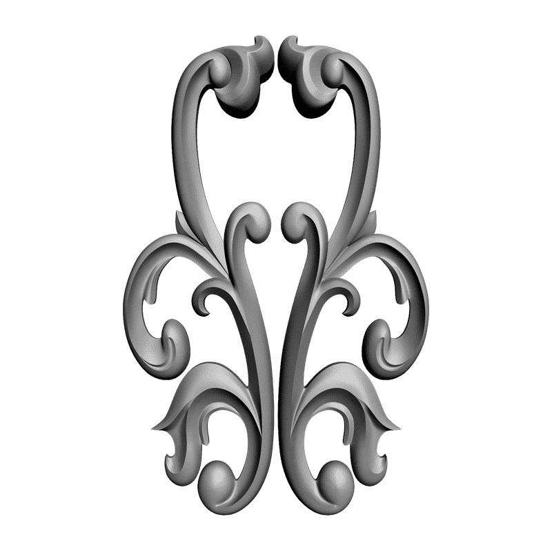 картинка Накладка резная D10-191 3D-STL.COM