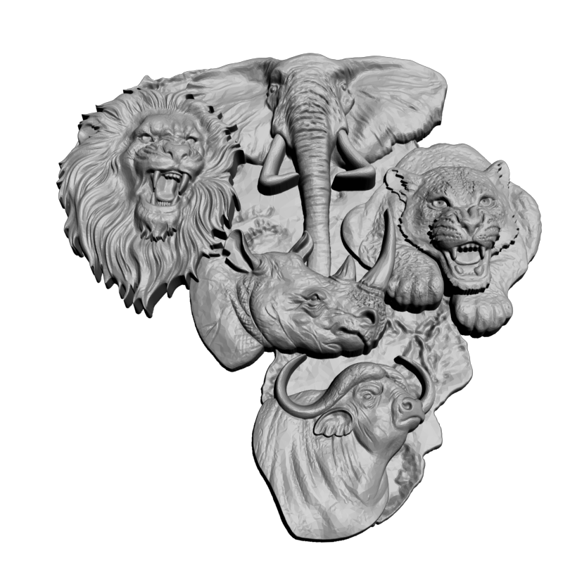 картинка Африка F1-278 3D-STL.COM