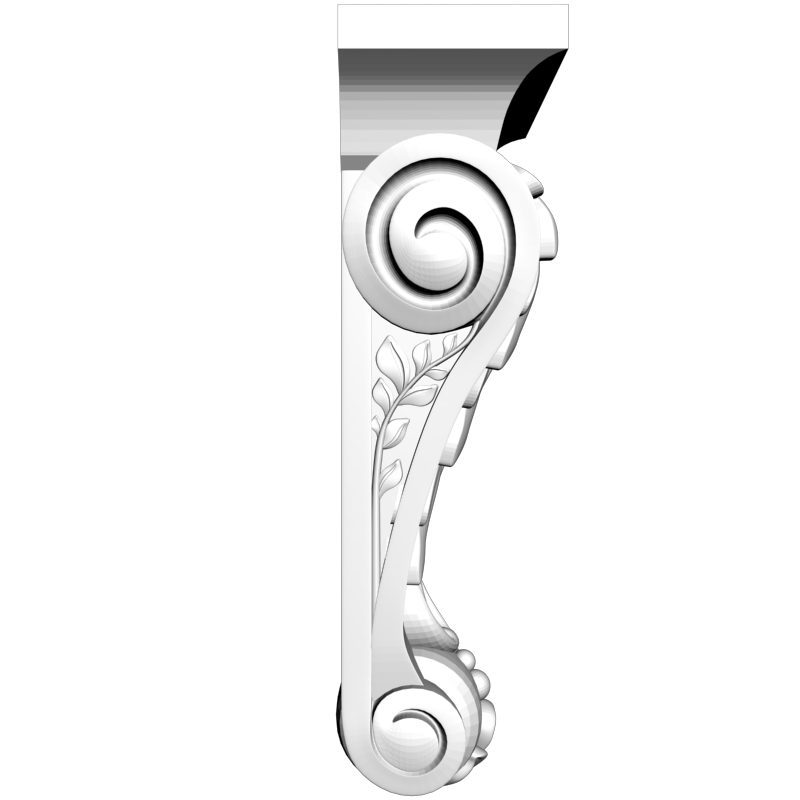 картинка Кронштейн резной D9-180 3D-STL.COM