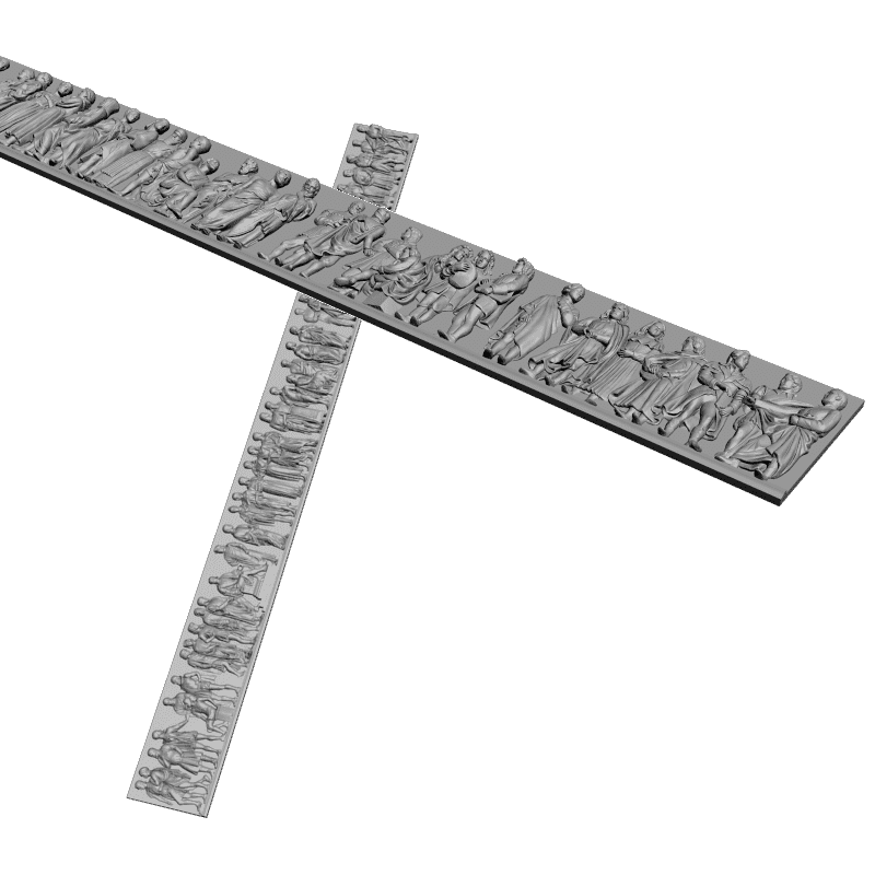 картинка Багет резной D1-180 3D-STL.COM