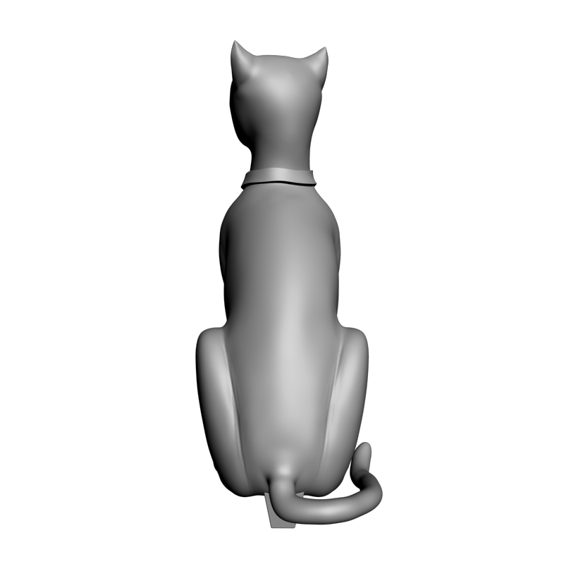 картинка Кошка F1-296 3D-STL.COM