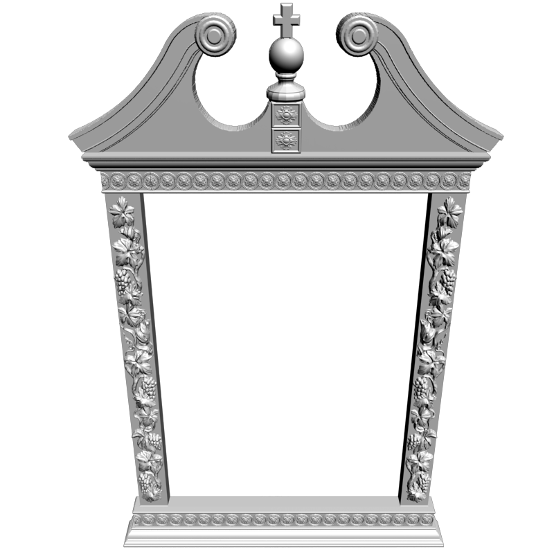 картинка Рама резная D14-389 3D-STL.COM