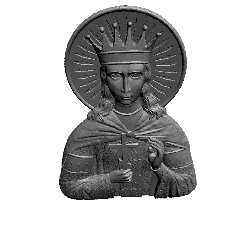 картинка Св. Муч. Екатерина V6-047 3D-STL.COM