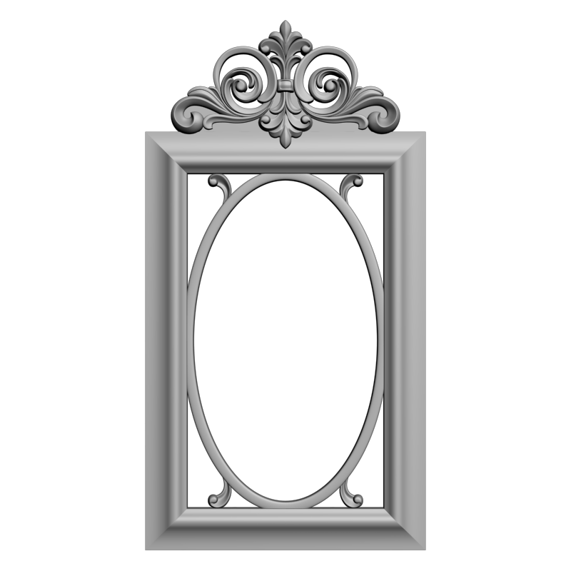 картинка Рама под  Зеркало D14-418 3D-STL.COM
