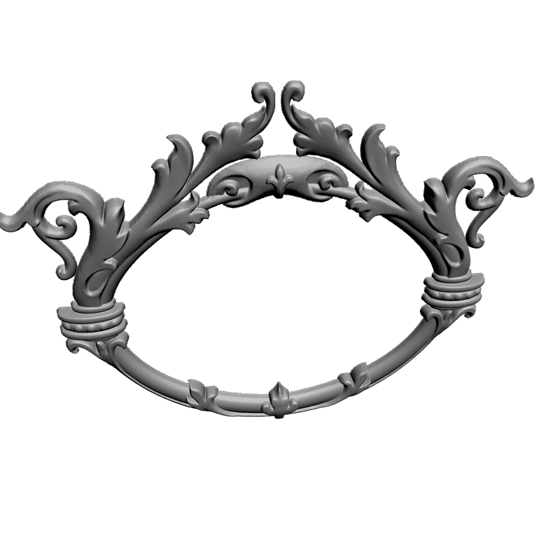 картинка Рамка резная под зеркало D14-045 3D-STL.COM
