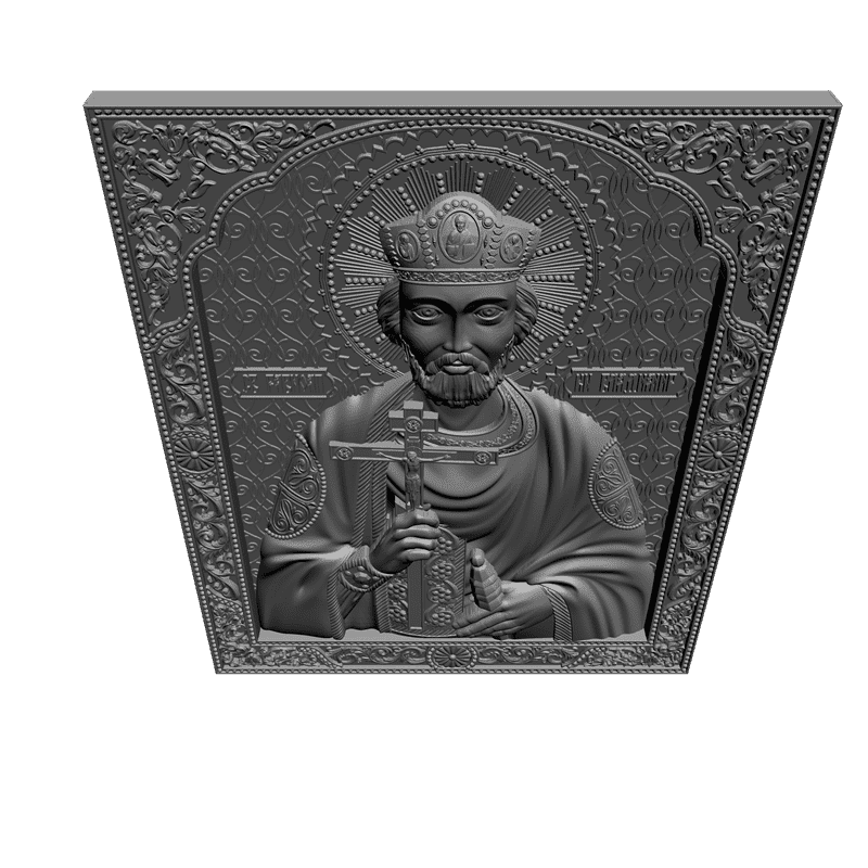картинка Святой равноапостольный князь Владимир V3-285 3D-STL.COM