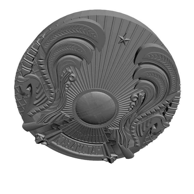 картинка Герб Казахстана RG1-002 3D-STL.COM