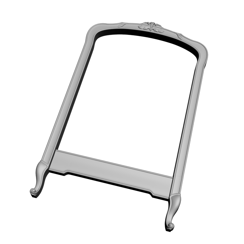 картинка Рама резная напольная D14-434 3D-STL.COM