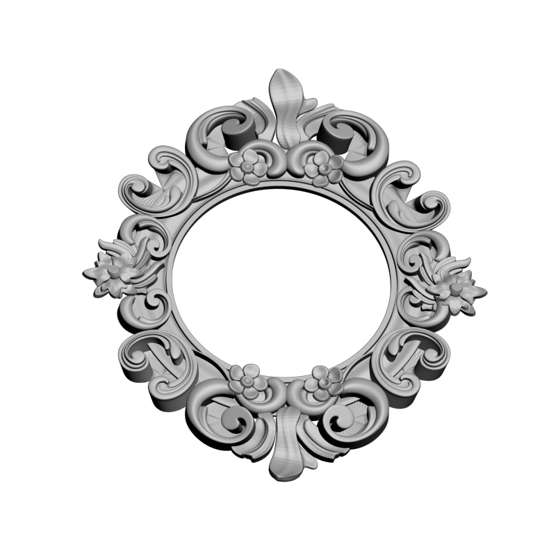 картинка Рамка резная D14-631 3D-STL.COM