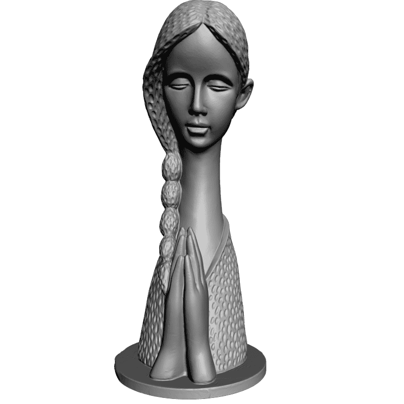 картинка Азиатская девушка L2-052 3D-STL.COM