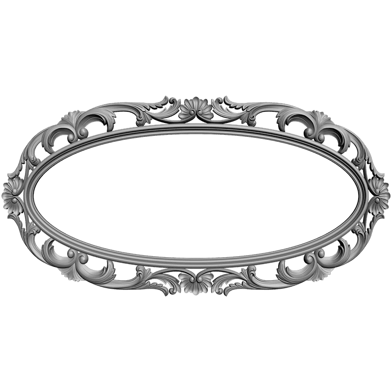 картинка Рамка резная D14-065 3D-STL.COM