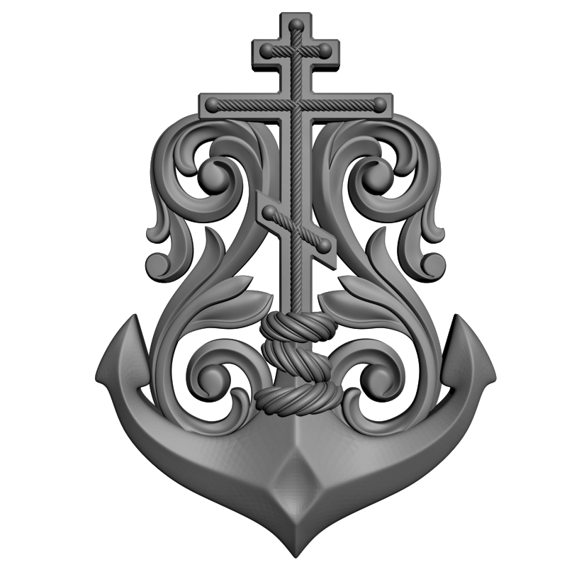 картинка Якорь P4-496 3D-STL.COM