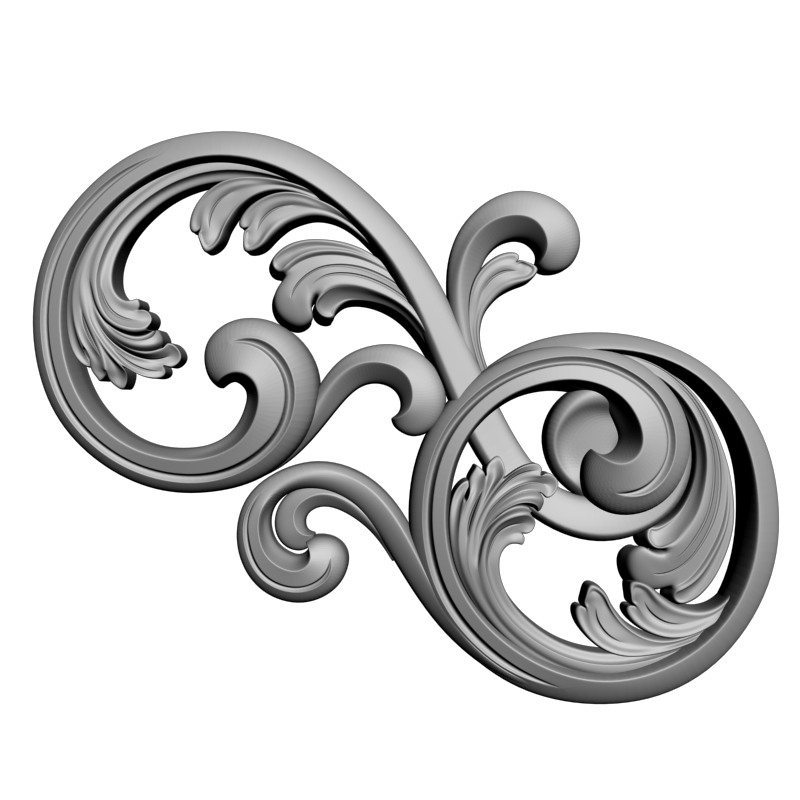 картинка Элемент декора D10-506 3D-STL.COM